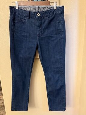 Calvin Klein Shape Skinny Dark Wash Cropped Jeans Womens 6P